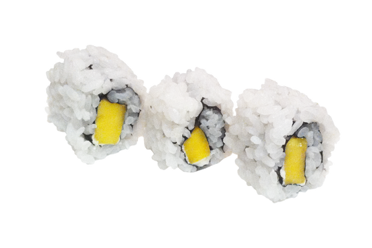 24a. Cheese maki (Roomkaas mango (3 st.))