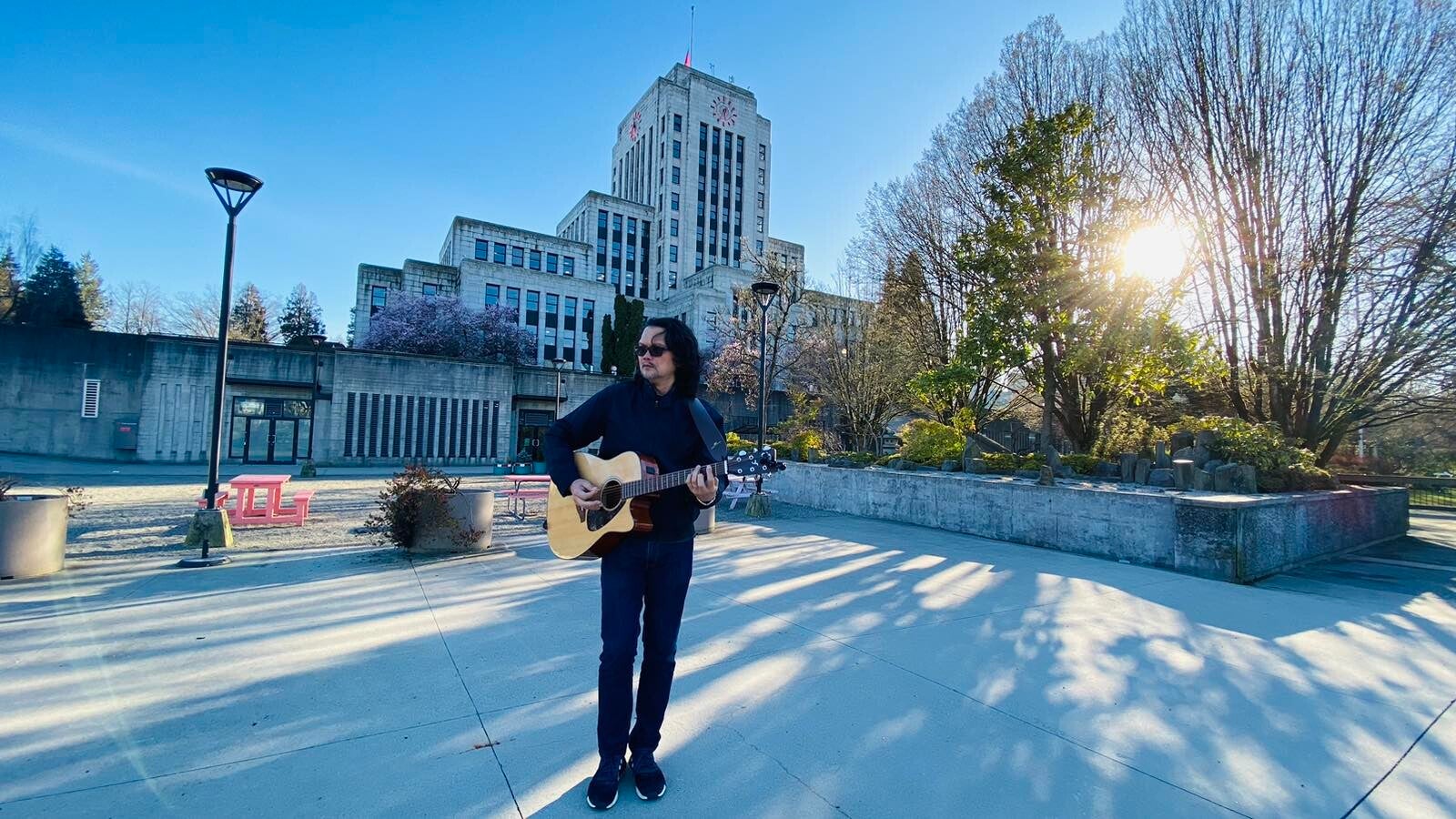 Ian Zafra at Vancouver City Hall
