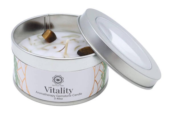 Bougie Green Tree 'Vitalité' Œil de Tigre + Gingembre doux 70g