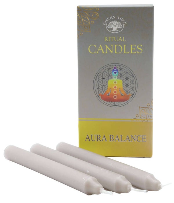 Bougies Rituel Equilibre de l'Aura Blanche 1pcs
