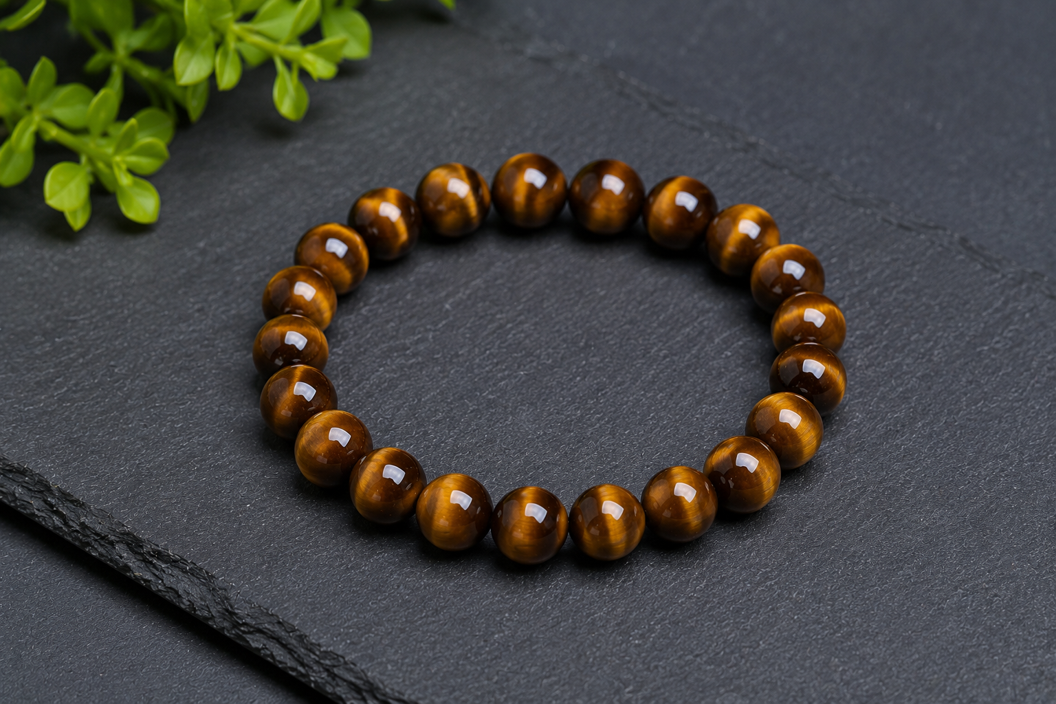 Bracelets Pierre Roulées-Œil de Tigre T10
