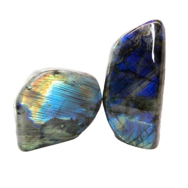 Petit Galet Labradorite roulée plate
