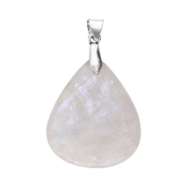 Pendentif cabochon en pierre de lune