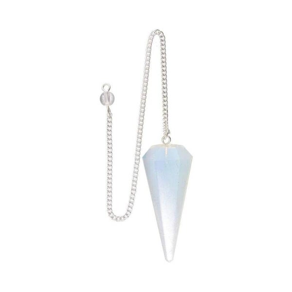 Pendule à facettes en opaline