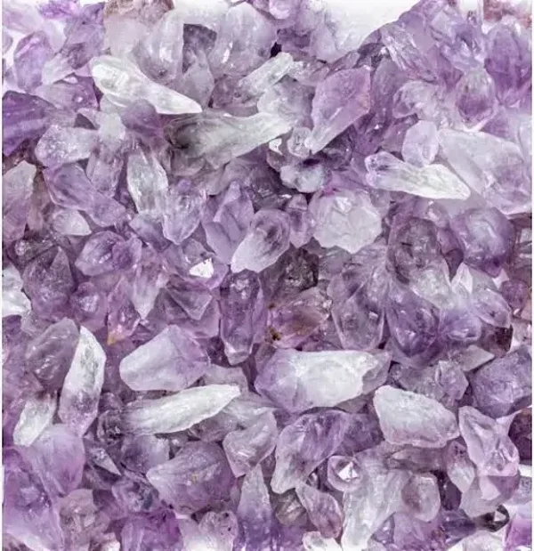 Pointes d'améthyste brutes Petites