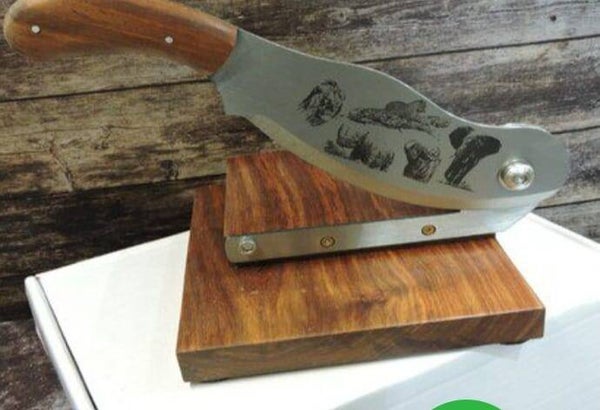 Biltong cutter