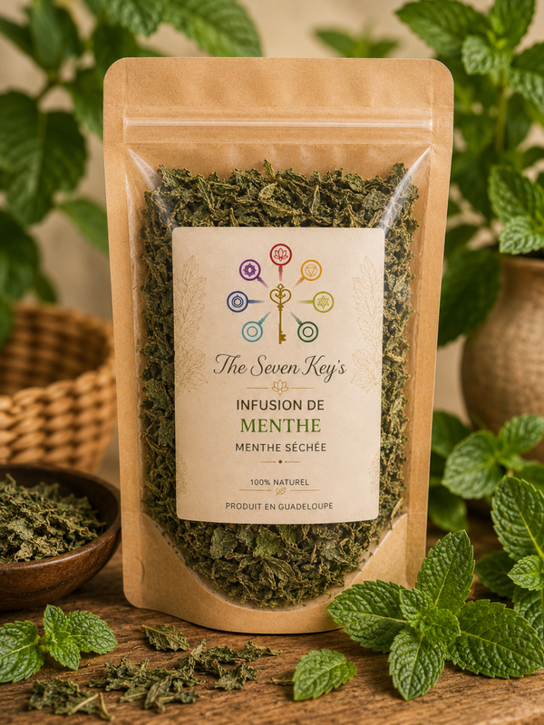 Feuilles de menthe séchées sachet de 50g