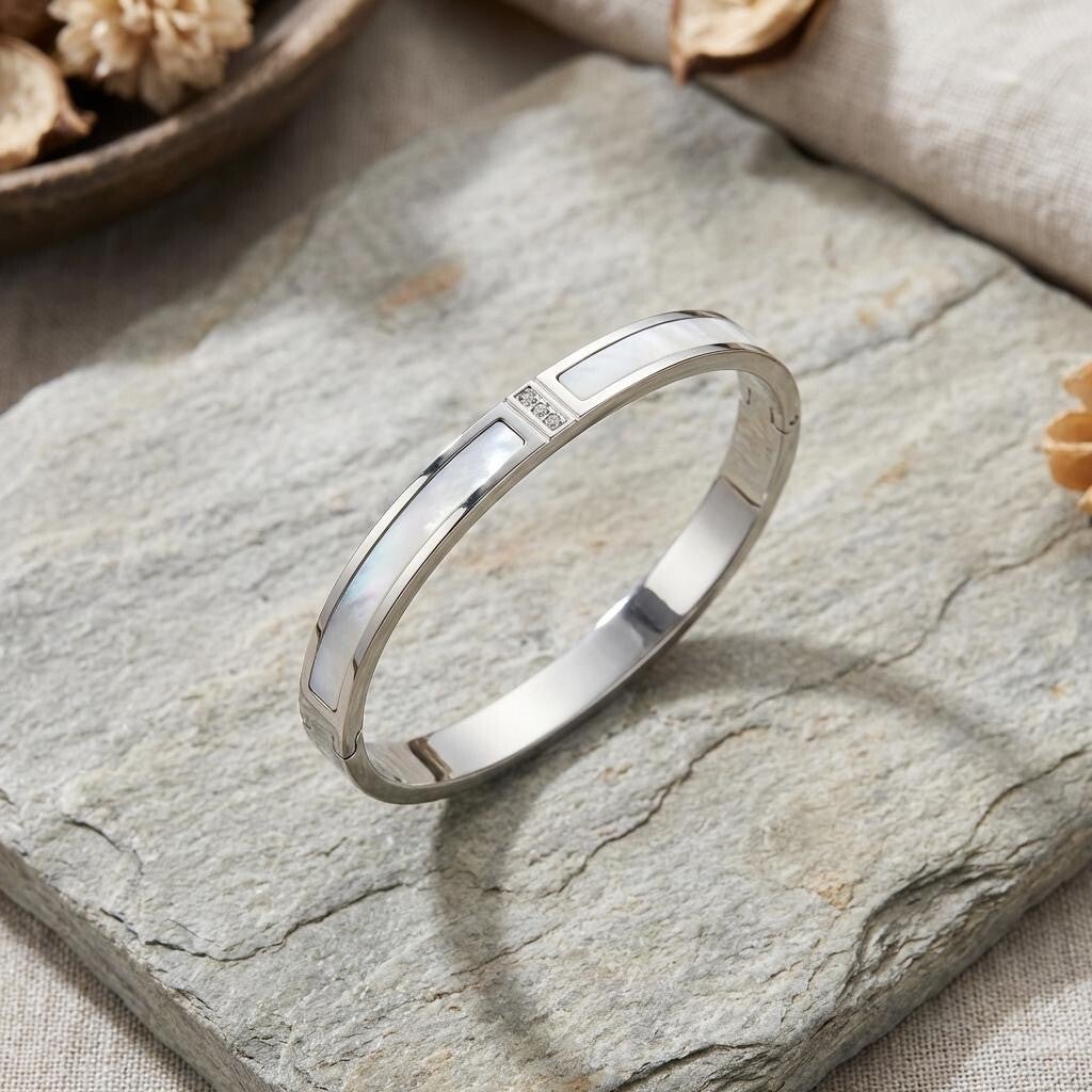 Luminous Pearl Bangle