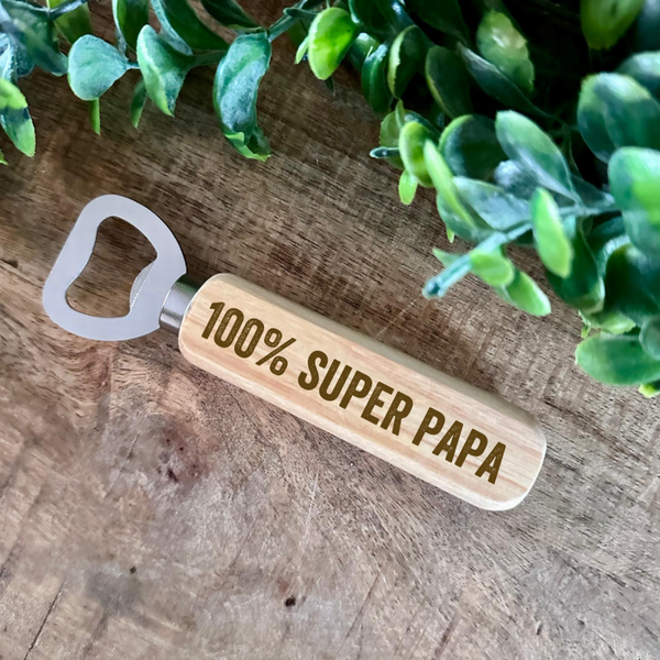 Bier opener met tekst of naam