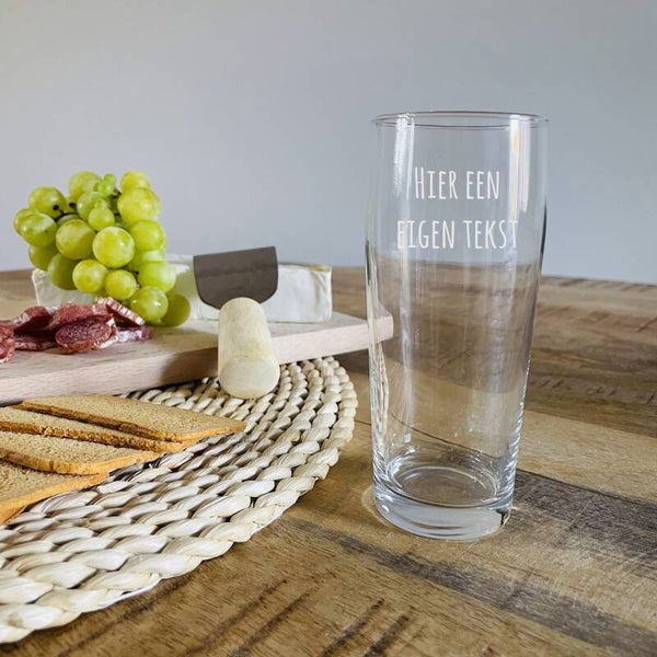 Bierglas met eigen ontwerp