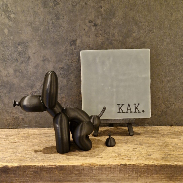 Ballonhondje (met drolletje)