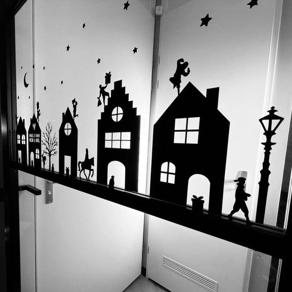 Raamstickers Kerst/Sint