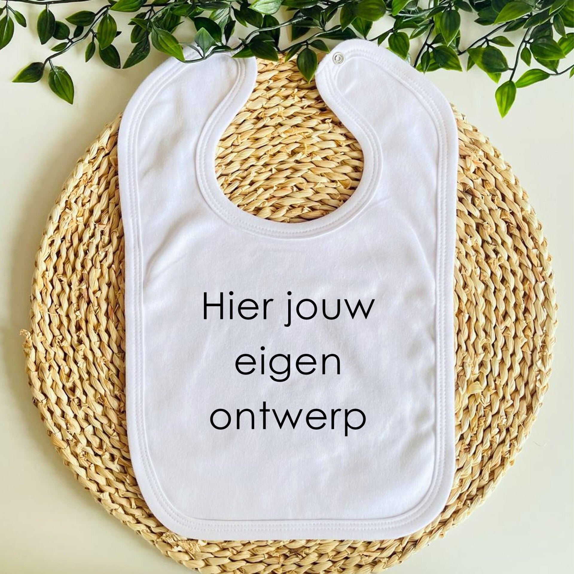 Slabbetje met eigen ontwerp