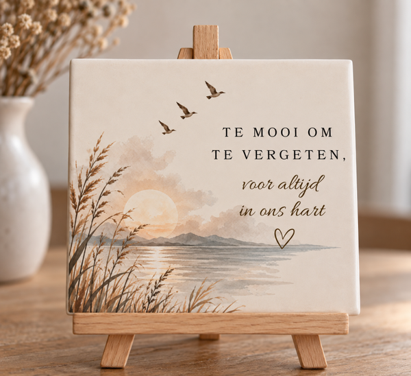 Tegel - Te mooi om te vergeten