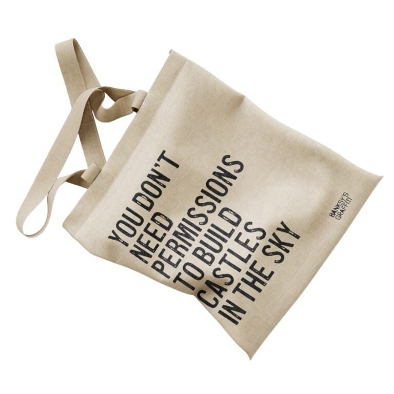 Banksy's Graffiti Mini Tote Bag - Castles