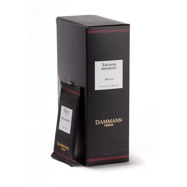 Dammann refill Breakfast 24 verpakte theezakjes.