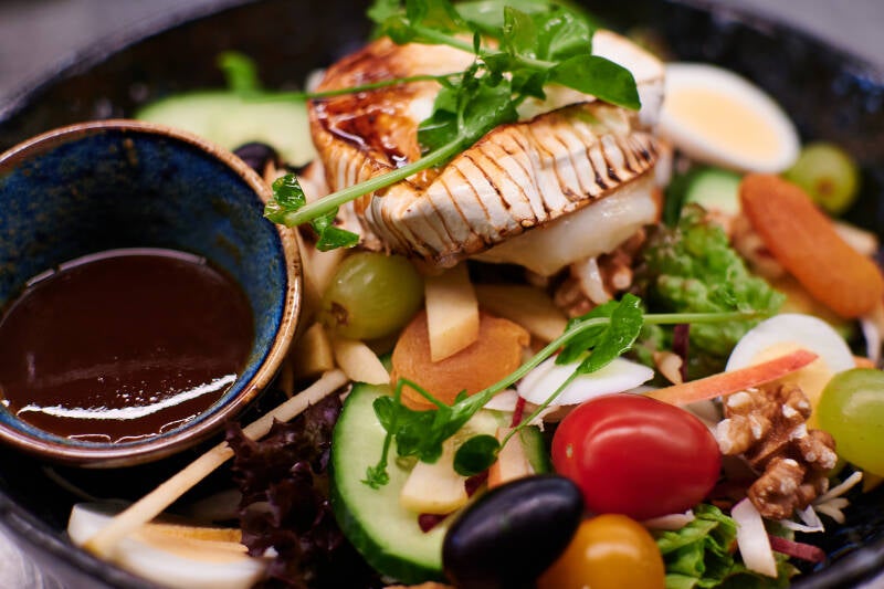 salade geitenkaas Leeuwerik