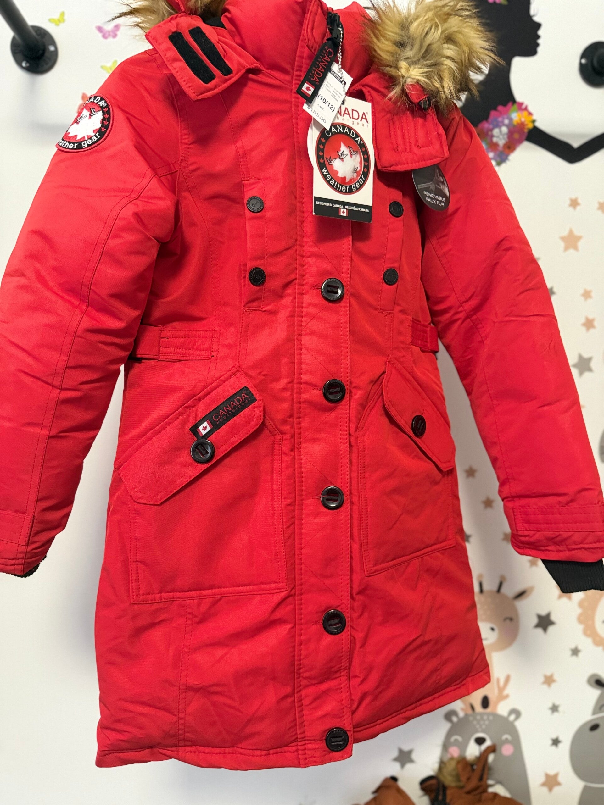 Doudoune longue 10-12 ans