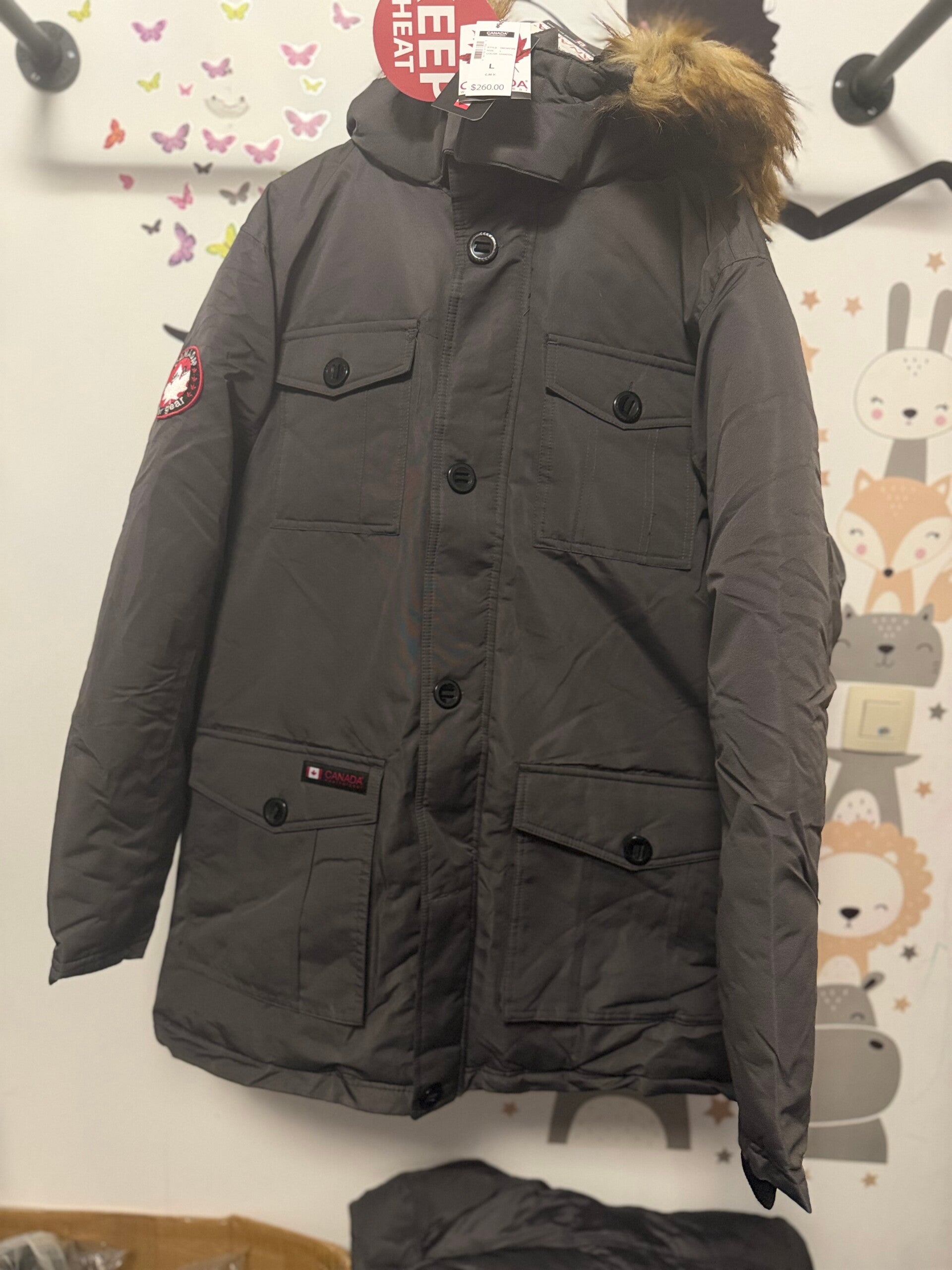 Doudoune Canada homme XL grise