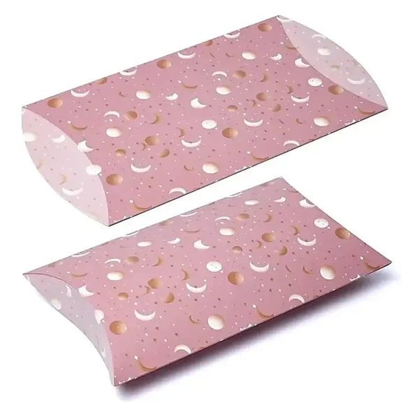 Geschenkverpakking roze maan en sterren