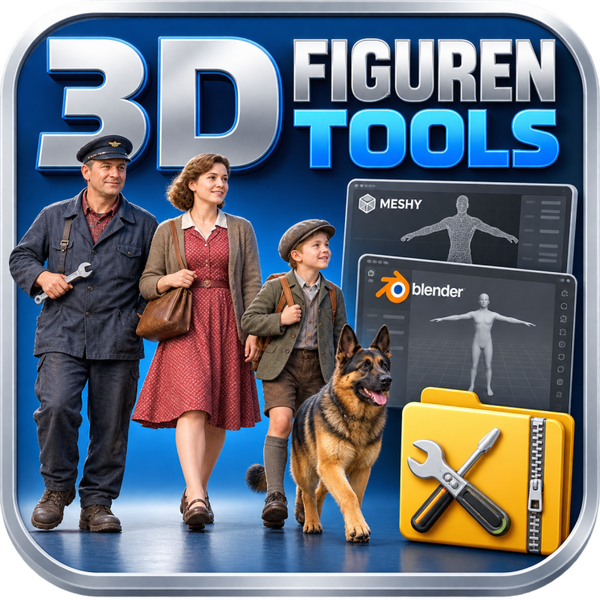3D-Figuren-Tools-Komplettpaket