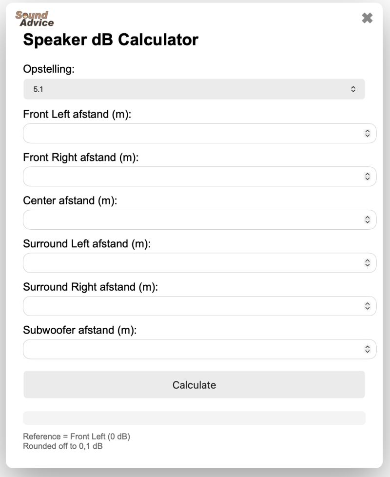 Sound Advice dB Calulator