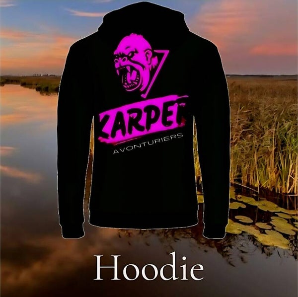 Hoodie - Zwart/Roze