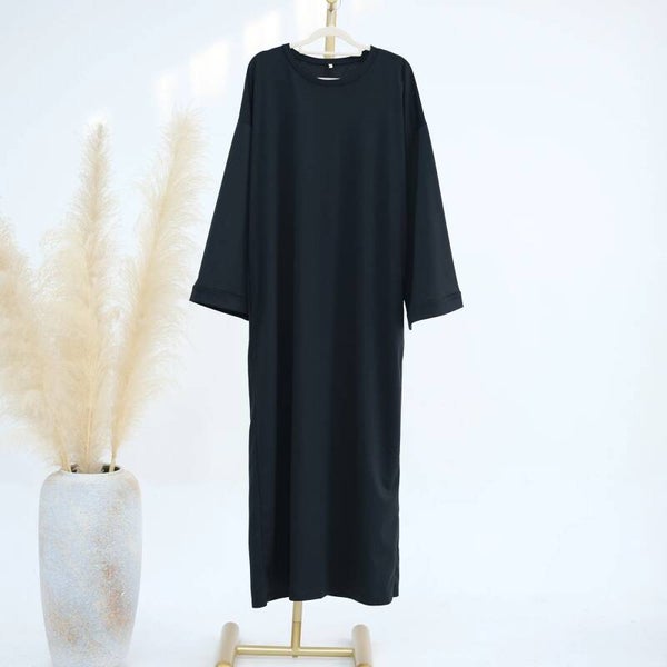 Black Casual Abaya