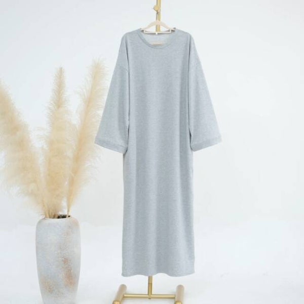 Grey Casual Abaya