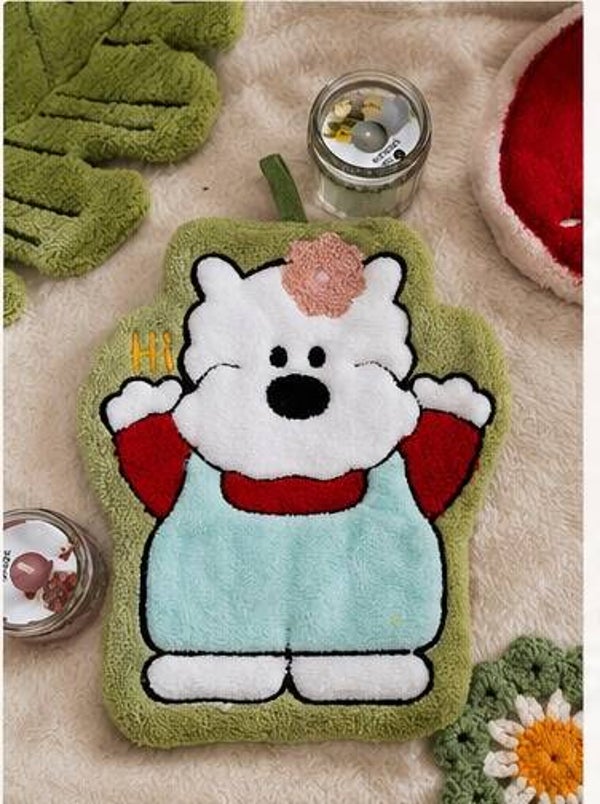 🧸 Cute Bear Hanging Hand Towel
