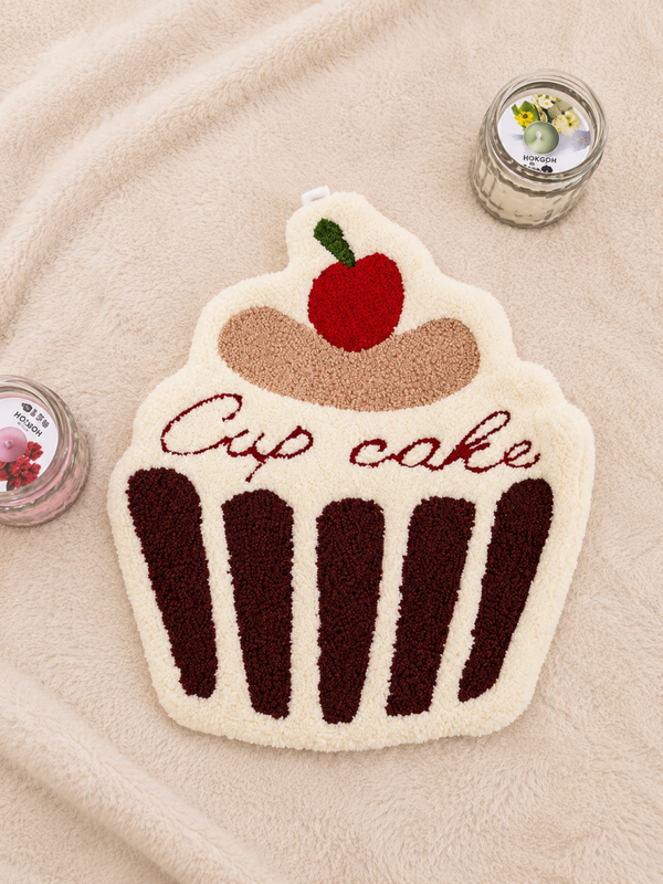 🧁 Cherry Cupcake Hanging Hand Towel
