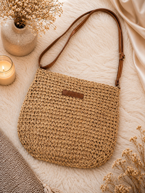 🤎 Summer Woven Crossbody Bag