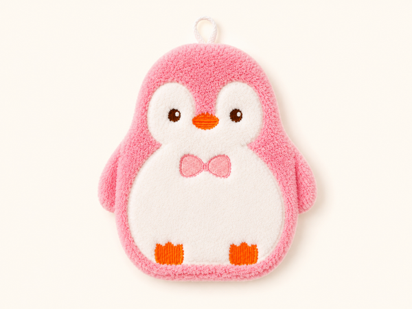 🐧 Penguin Plush Hanging Hand Towel