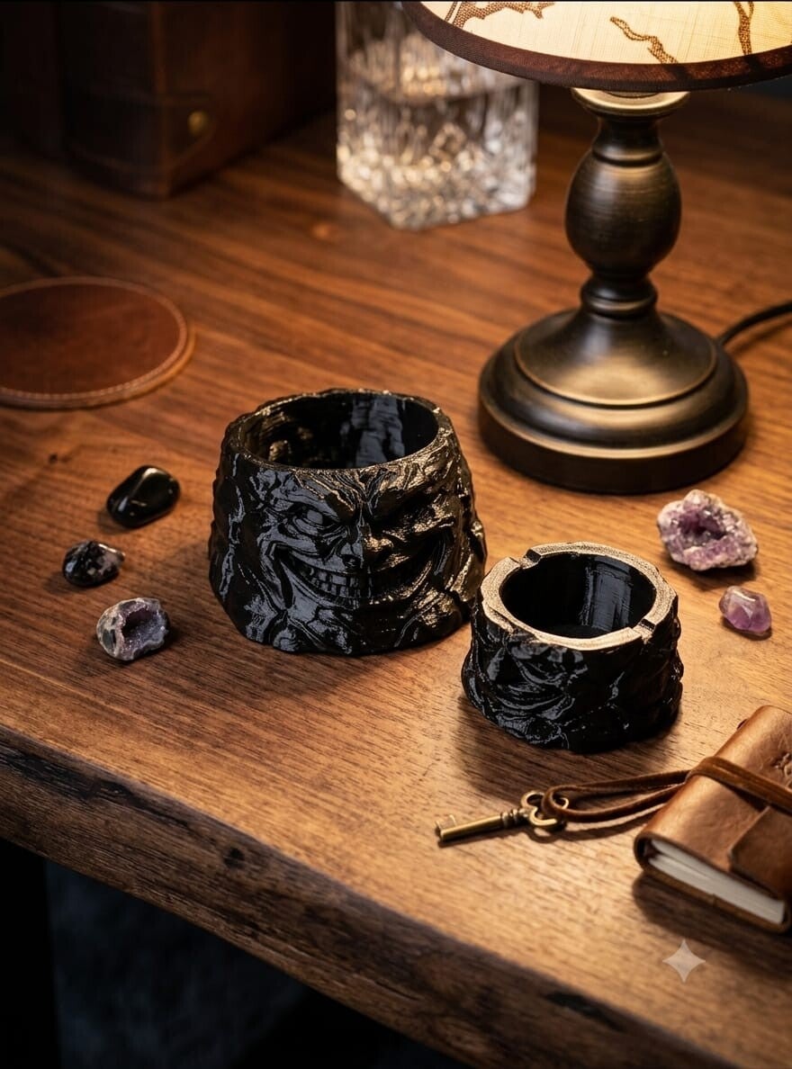 🖤 Gothic Skull decorative Ashtray