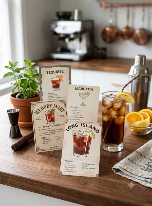 🍸 Cocktail Recipe Cards