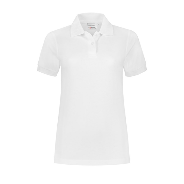 Dames poloshirt Charma Ladies FIT WHITE