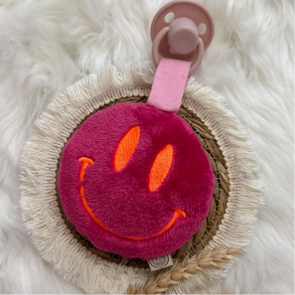 Speenkoord Smiley ☺︎ - Fuchsia