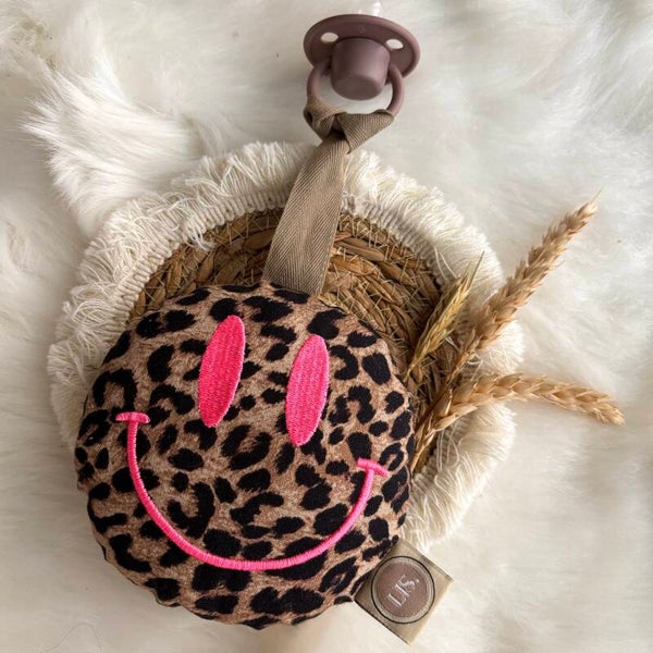 Speenkoord Smiley - leopard II
