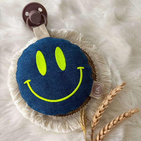Speenkoord Smiley ☺︎ - Denim
