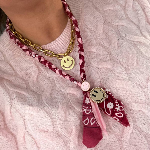 Bandana Ketting - Burgundy