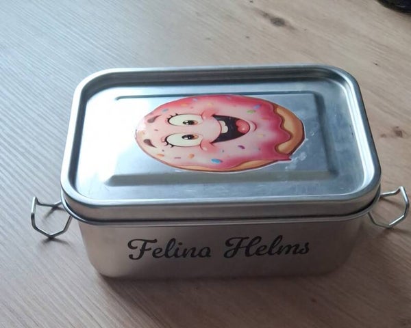 Brotdose Edelstahl personalisiert