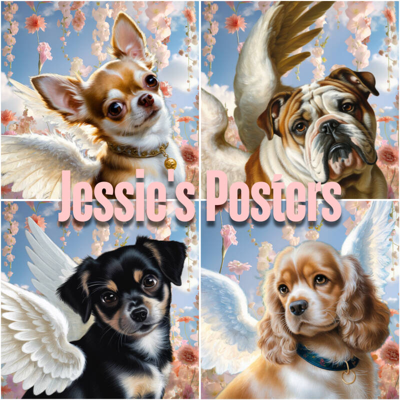Angel Dog Cards