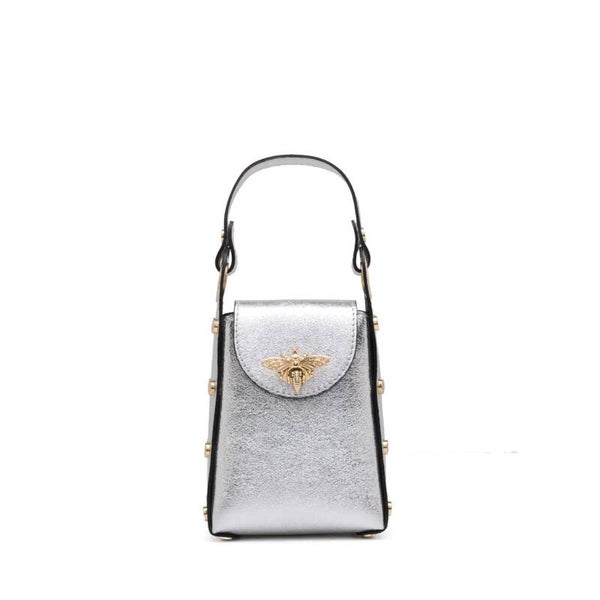 Bolso Abeja plata