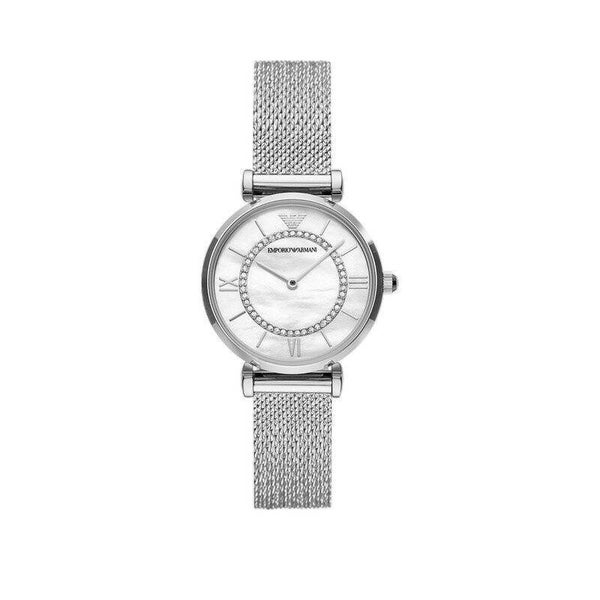 GIORGIO ARMANI Reloj Emporio Armani AR11319 movimiento de cuarzo 32 mm acero inoxidable color plata