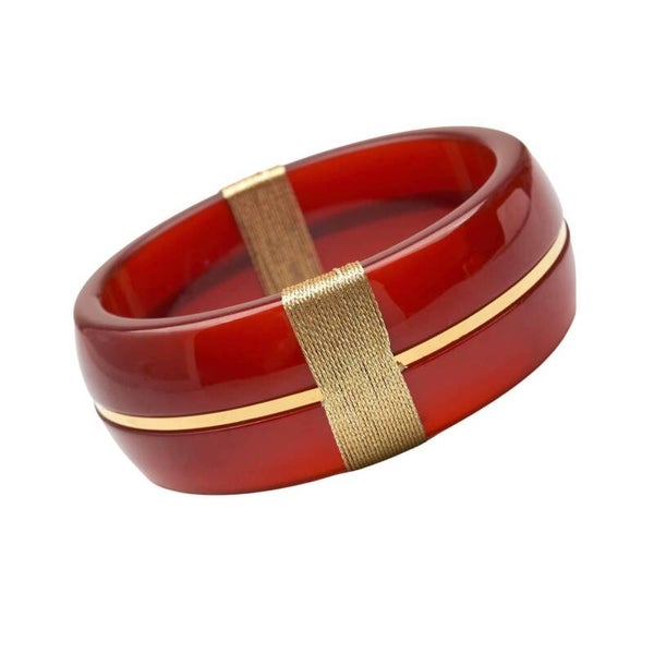 Brazalete rígido de resina Yume -