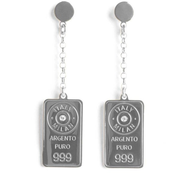 Pendientes colgantes Luce Silver