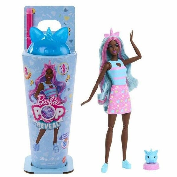 BARBIE Barbie Muñeca POP REVEAL BLUE UNICORN