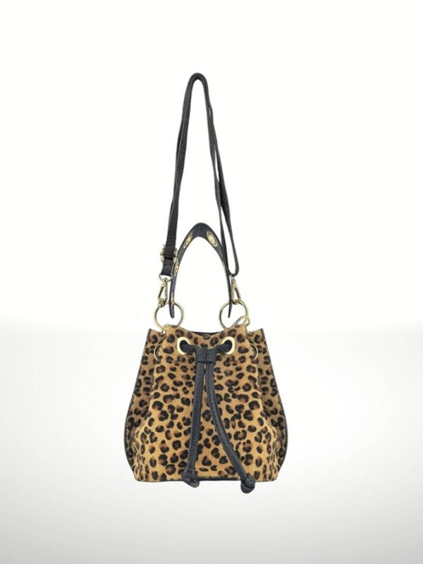 Bolso de piel vacuna y pelo de potro Noleila – Modelo 250826