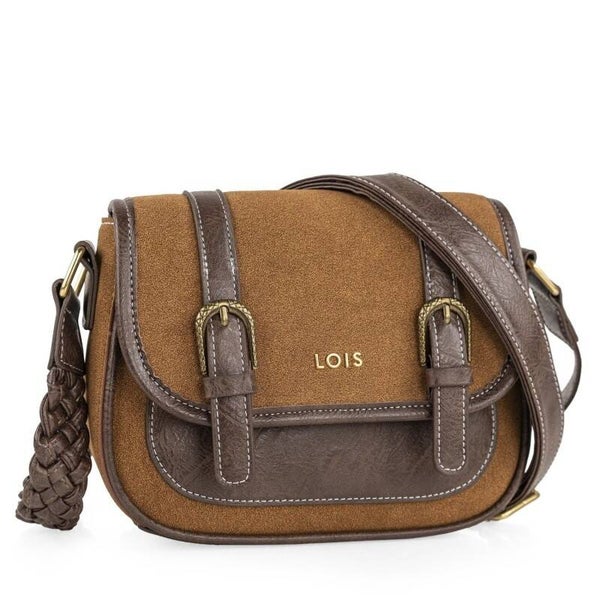 Bolso Bandolera LOIS Marrón (22x18x8 cm)