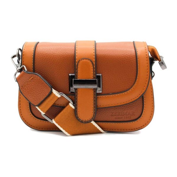 Bolso de mujer Zerimar en piel auténtica, bolso de hombro.